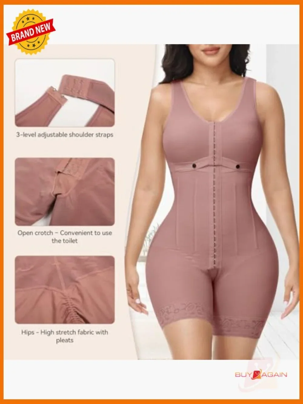 Fajas Colombianas Shapewear Bodysuit Tummy Control Postpartum